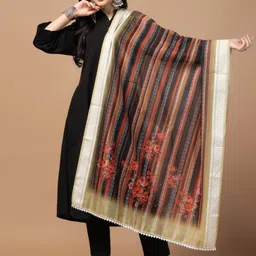 Kaizen TEXO FAB Ethnic Motifs Printed Dupatta image 1