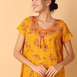 V-Mart Printed Maxi Nightdress-picture-29