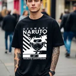 BENNY BROOKS Graphic Printed Oversized Cotton T-shirt-picture-4