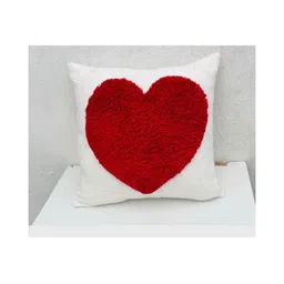 THROWPILLOW White & Red Embellished Square Cushion Covers-image-43
