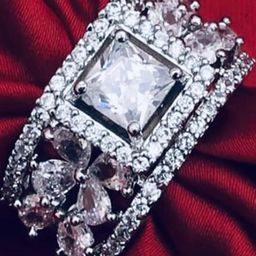 Anouk Women Brass Cubic Zirconia Finger Ring-image-50