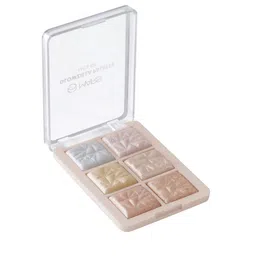 MARS Glowzilla Palette 6 Shade Long Lasting Illuminating Highlighter -12gm-Shade 01 image 2