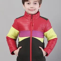 HOUSE OF VEDAS Boys Colourblocked Lightweight Puffer Jacket-image-91