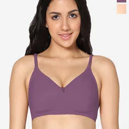 In Care Pack Of 2 Full Coverage Pure Cotton T-shirt Bras With All Day Comfort-picture-25