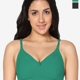 In Care Pack Of 2 Full Coverage Pure Cotton T-shirt Bras With All Day Comfort-picture-27