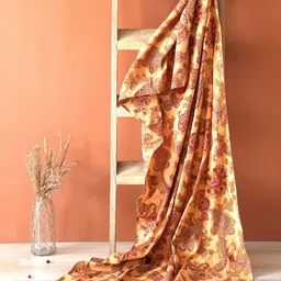 Contrast Living Ethnic Motif Printed Cotton Scarf-49