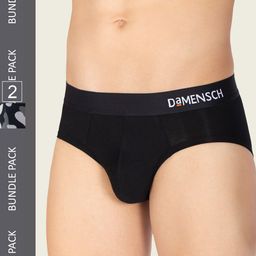 DAMENSCH Pack Of 2 Deo-Soft Supima Modal Anti Bacterial Briefs-picture-16