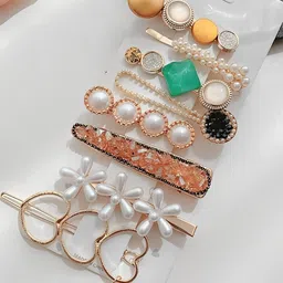 Pinapes Set Of 8 Embellished Hair Accessory-60