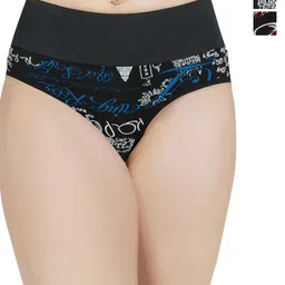 arLa APPAREL Pack Of 3 Typographic Printed Pure Cotton Hipster Briefs-picture-40