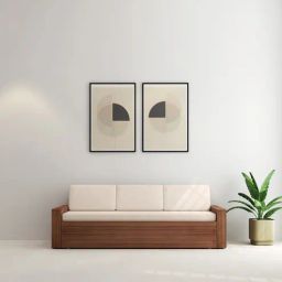 mintwud from pepperfry Corby Pull-Out Sofa Cum Bed with Mattress & Storage in Teak Finish-picture-31
