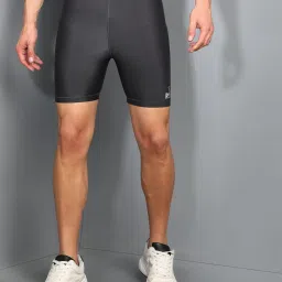 Solid Men Grey Tights-image-8