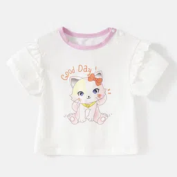LULU & SKY Girls Graphic Printed T-shirt-picture-0