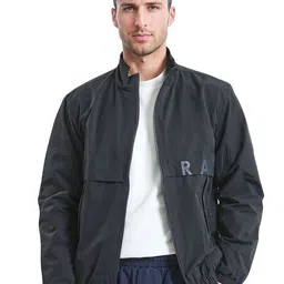 RARE RABBIT Men Sporty Jacket with Patchwork-image-4
