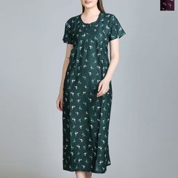 TRUDO Printed Maxi Nightdress-image-32