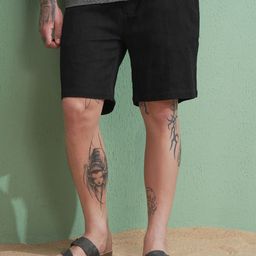 HIGHLANDER Men High-Rise Relaxed Fit Shorts-image-14