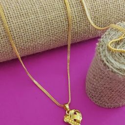 Gold Pendant set for Women-image-19