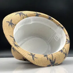 Infispace Men Beige Self Design Fedora Hat image 3