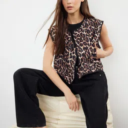 Trendyol Printed Sleeveless Waistcoat-21
