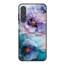 QRIOH Floral Printed Samsung Galaxy M35 5G Back Case Mobile Accessories-image-62