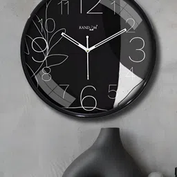 RANDOM Black Printed Traditional Wall Clock-image-71