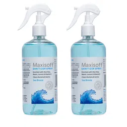 Maxisoft Pack of 2 Sea Breeze Hand Sanitizer Spray - 500 ml Each-49