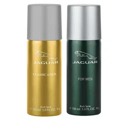 JAGUAR Men Classic Gold 150ml + For Men 150ml Deodorant Combo-35