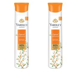 YARDLEY LONDON Women Set Of 2 Imperial Sandalwood Refreshing Deo Body Spray - 150ml Each-6