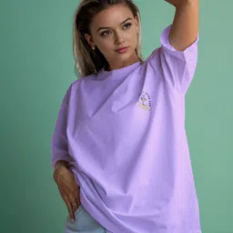 Moda Rapido Women Colourblocked Applique T-shirt-image-48