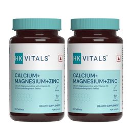 HK VITALS Set Of 2 Calcium, Magnesium & Zinc Tablets - 60 Tablets Each-13