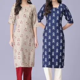 7Threads Pack Of 2 Printed Kurta with Trousers-36