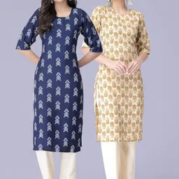 7Threads Pack Of 2 Printed Kurta with Trousers-picture-39