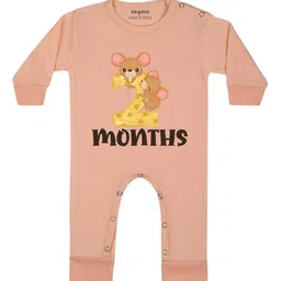 Arvesa Infants Printed Round Neck Rompers-image-25