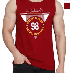 WOOSTRO Men Pack Of 2 Typography Printed Round Neck Cotton Slim Fit T-shirts-image-88