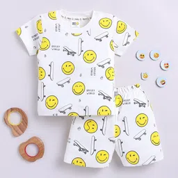 YK X Tinyo Infant Boys Printed Pure Cotton T-shirt with Shorts-picture-43