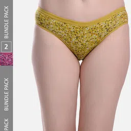 StyFun Women Pack Of 2 Floral Printed Hipster Briefs-image-42