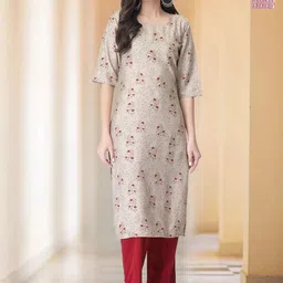 7Threads Women Ethnic Motifs Printed Regular Kurta with Trousers-picture-14