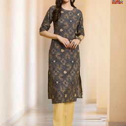 7Threads Women Ethnic Motifs Printed Regular Kurta with Trousers-image-81