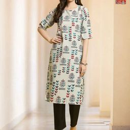 7Threads Women Ethnic Motifs Printed Regular Kurta with Trousers-image-82