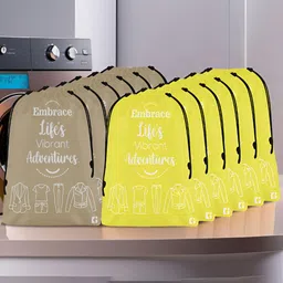 Aura Yellow Set of 6 Water Resistant Multi-Utility Organisers-46