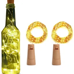 ENORMITY 2Pcs Yellow Rice Shape String Lights image 1