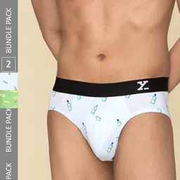 XYXX Pack Of 2 Printed Intellifresh Combed Anti-bacterial Cotton Briefs XYBRF2PCKN685-picture-34