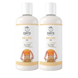 7 DAYS Feel Of Nature Set Of 2 Anti-Cellulite Tones Skin Fat Loss Oil - 100ml Each-3
