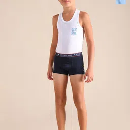 U.S. Polo Assn. Kids Boys Pack Of 2 Breathability Trunks EKT03-BN0-P2-32