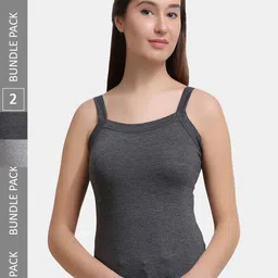 Leading Lady Pack Of 2 Cotton Camisoles-image-30