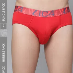 IC4 Men Pack Of 2 Mid-Rise Basic Briefs 0G-R-209P2-picture-58