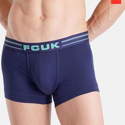 FCUK Pack Of 2 Mid-Rise Antimicrobial Short Trunk GAL-T-02-MDBL-FRD-7