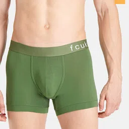 FCUK Pack Of 2 Brand Logo Printed Short Trunks- PAR-T-02-GRG-ARTGLD-picture-54