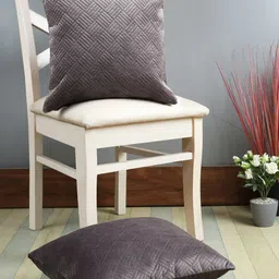 eyda Grey Set of 2 Velvet Square Cushion Covers-9