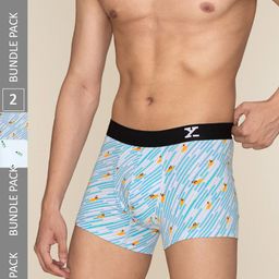 XYXX Pack Of 2 Printed Surf Intellifresh Breathability Cotton Trunks XYTRNK2PCKN652-picture-48