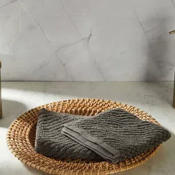 Fabindia Grey 2 Pieces Nina Cotton Hand Towel-image-81